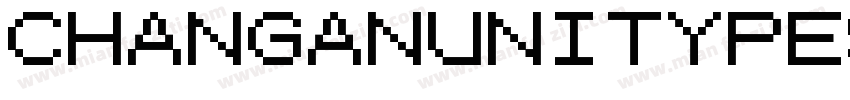 CHANGANUNITYPES R GB字体转换